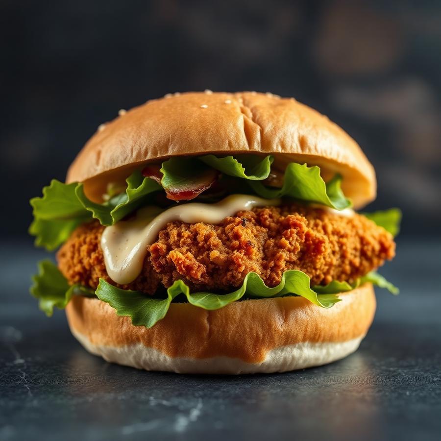 Fresh chicken barm made to order
