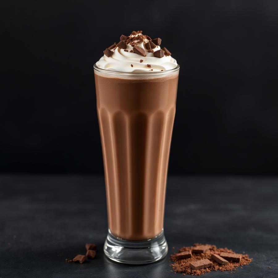 Chocolate bar thick milkshake